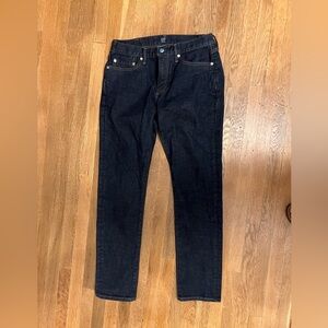 dark indigo wash Gap 1969 straight leg 30 waist 30 inseam
